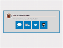 Tablet Screenshot of alanmooiman.com